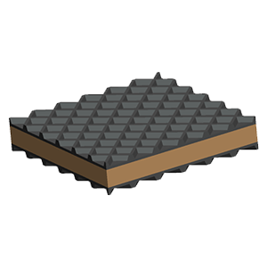 Rubber Pads custom engineered to Isolate Vibration and Noise