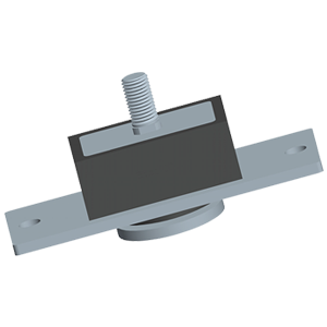 Block Plate for Vibration Isolation