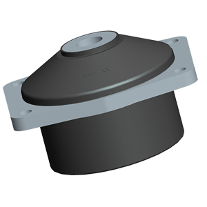 Cast Plate for Vibration Isolation