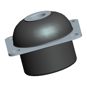 Conic Plate for Noise and Vibration Damping