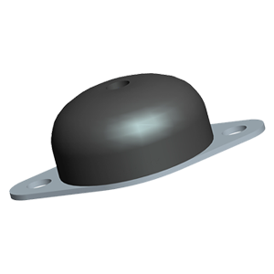 Dome Plate for Noise and Vibration Damping