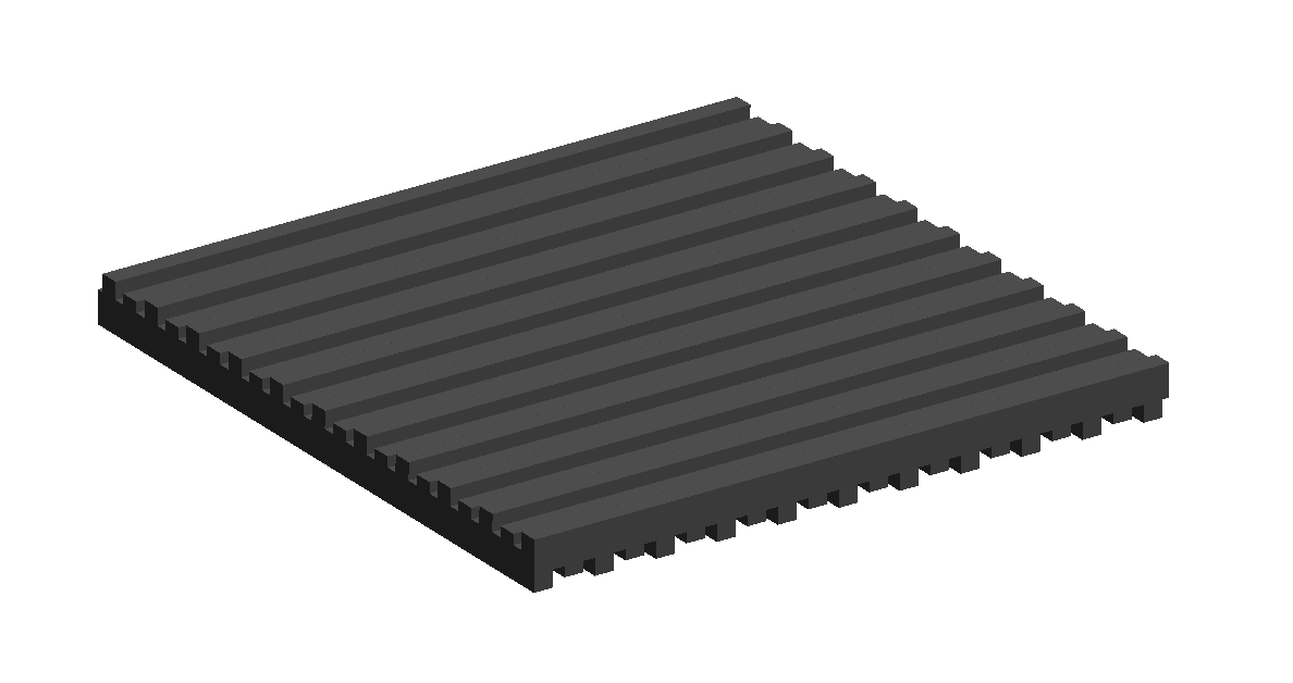 Custom Cut Vibration Isolation Pads made of Rubber