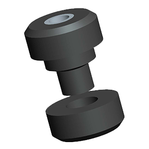 Center Bonded Rubber Isolator Mount