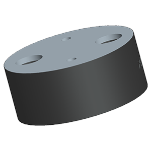 Torsional Vibration Isolator made of Neoprene Rubber