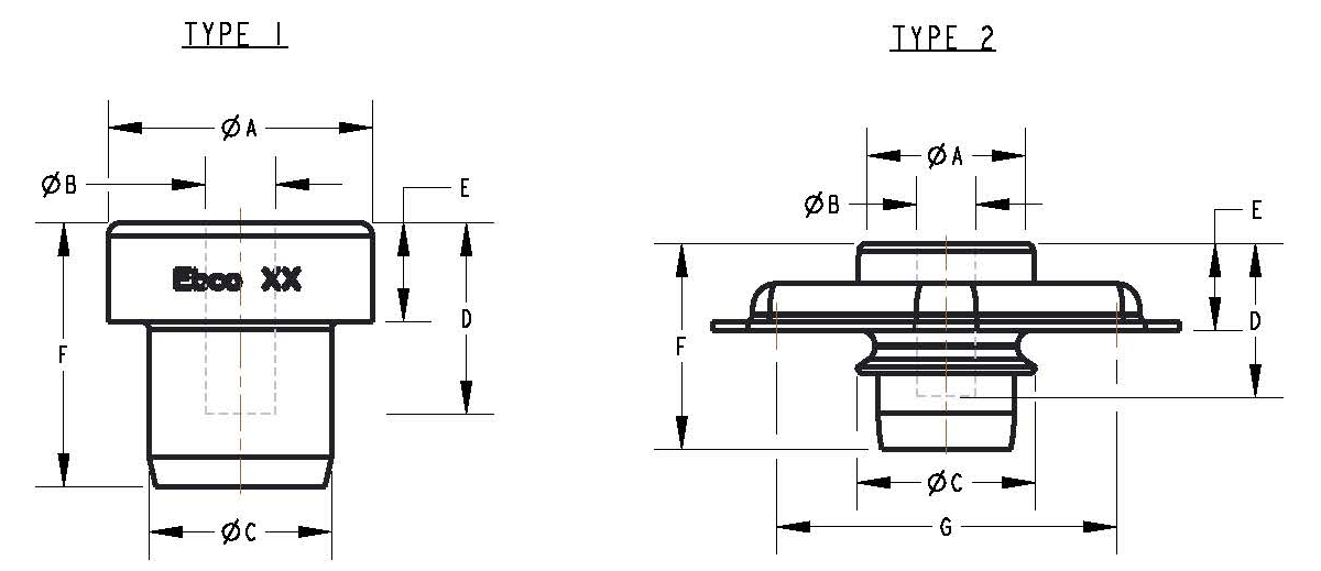 Center Bonded One Piece Noise Control Mount