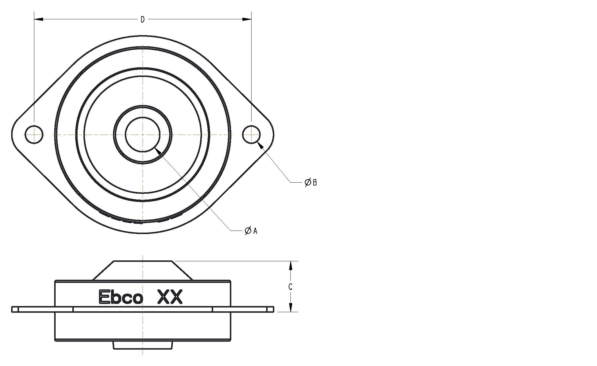 Diagram of a Rebound Style Anti-Vibration Plate