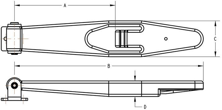 Custom Designed Latches at Ebco