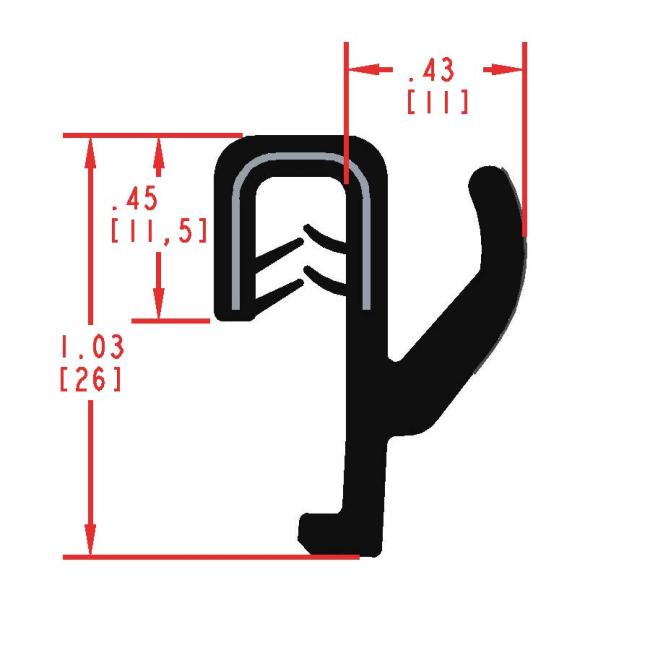 Metal Carrier Glass Wiper Seal