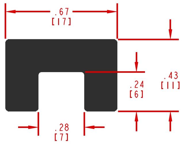 EXTRUDED DENSE U CHANNEL
