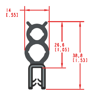 Top Bulb Metal Carrier Seal