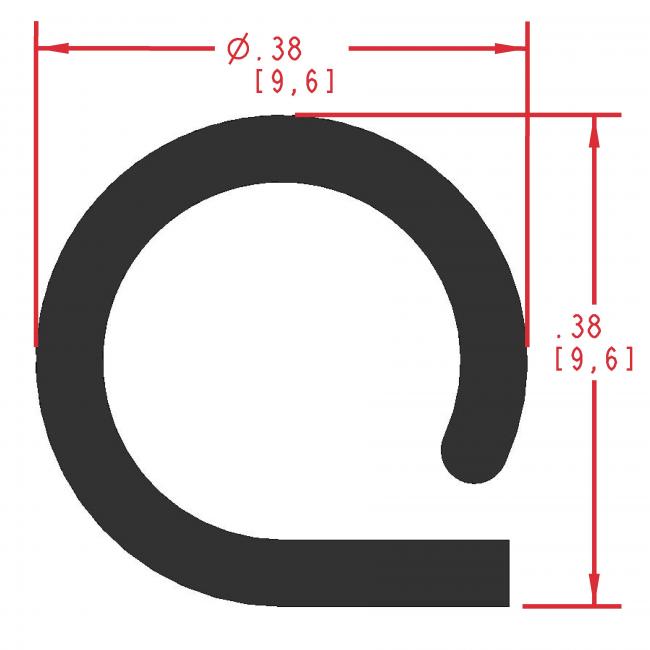 ER270 Dense EPDM Profile