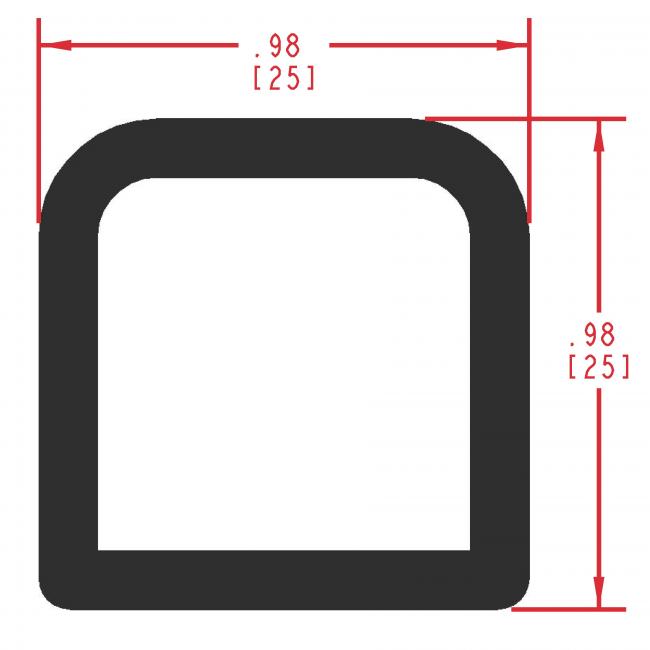 Dense Rubber Seal Profile ER530