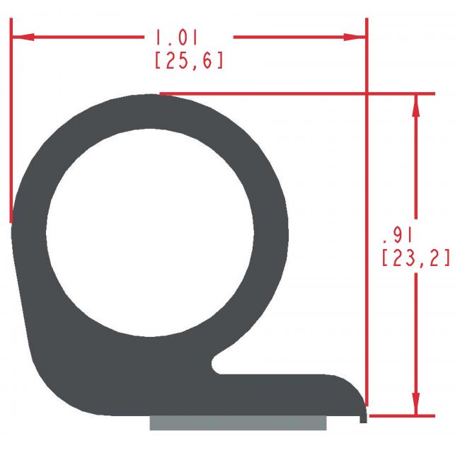 Sponge Rubber Seal Profile ES270