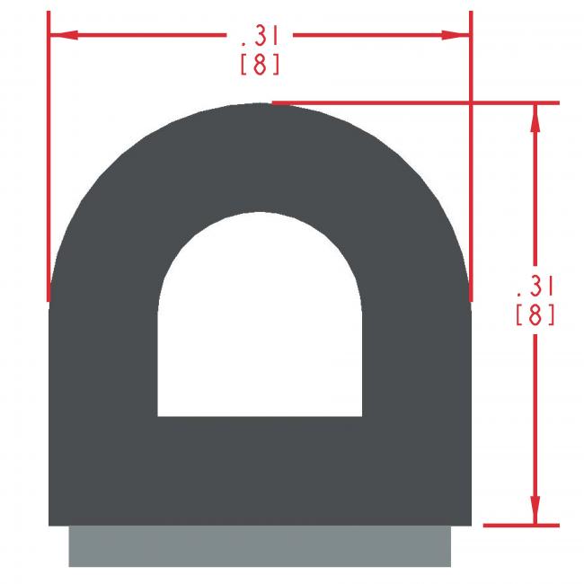 Sponge Rubber Seal Profile ES300