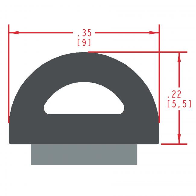 Sponge Rubber Seal Profile ES301