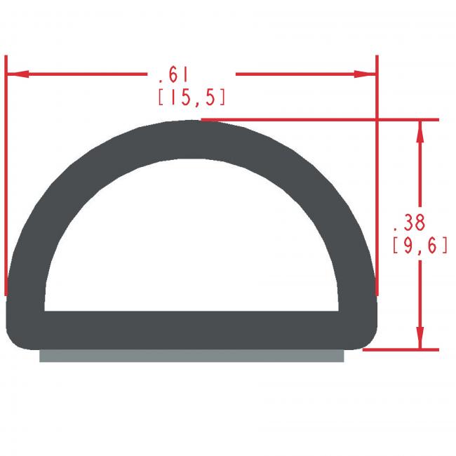 Sponge Rubber Seal Profile ES313