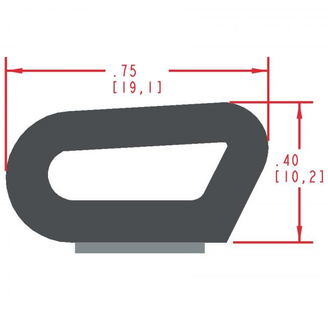 Sponge Rubber Seal Profile ES320