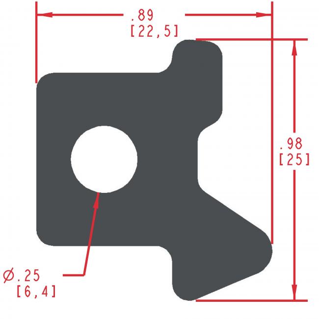 Sponge Rubber Seal Profile ES400