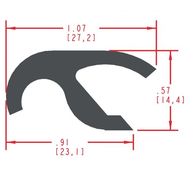 Sponge Rubber Seal Profile ES800