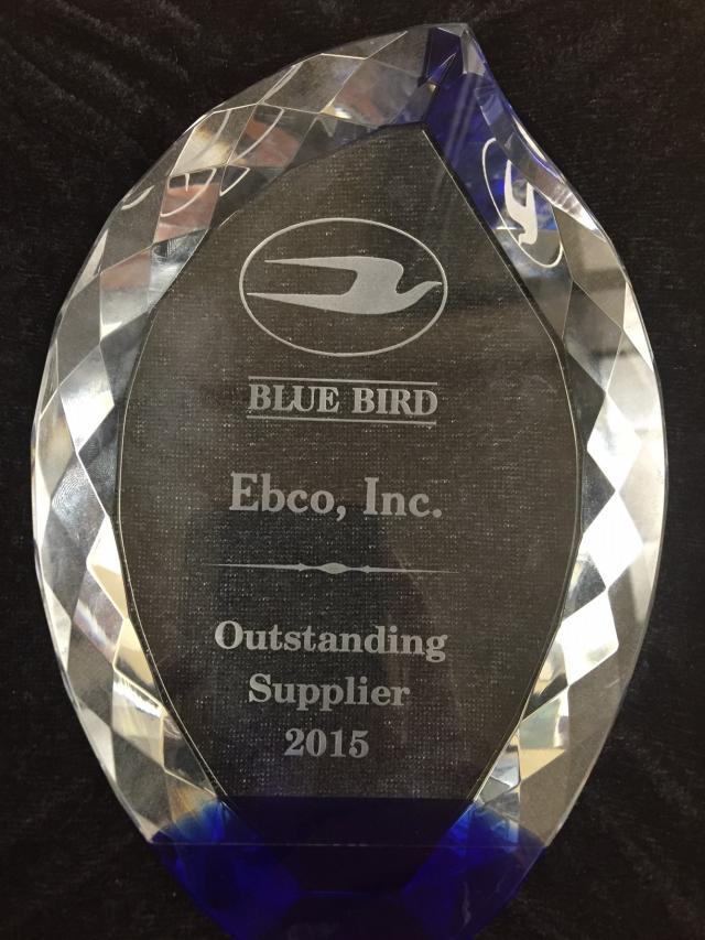 BLUE BIRD: Outstanding Supplier Award 2015