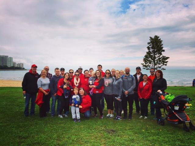 Team Ebco walking in the 2017 JDRF Walk!